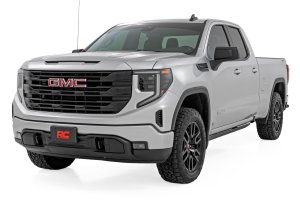 Chevy Silverado 3500 HD Power Running Boards - Rough Country - 6-Inch All-Season Aluminum Boards - '20-'26